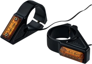 JOKER MACHINE 05-302-1 LED Turn Signals - 49 mm - Black - Picture 1 of 4