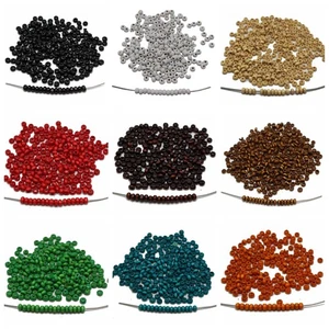 1000PCS 4mm Round Wood Beads - Mini Natural Spacer Beads (Multi-Color Options) - Picture 1 of 33