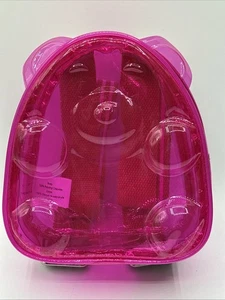 Neu mit Etikett Bath Body Works GUMMIBÄRCHEN Jelly Candy Hot Pink transparent Mini Rucksack Tasche 2023 - Bild 1 von 6