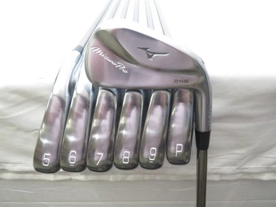 Used Mizuno Pro 245 Forged Iron Set 4-PW UST Recoil ESX Regular Flex Graphite - Image 1 of 4