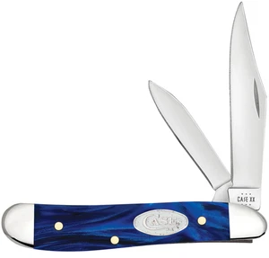 Case xx Knives Peanut Blue Pearl Kirinite 23446 Taschenmesser rostfrei - Bild 1 von 4