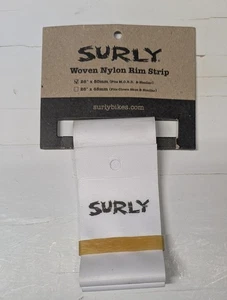 Tira de llanta Surly: para otras llantas Brother Darryl, nailon, 50 mm de ancho, BLANCA - Imagen 1 de 2