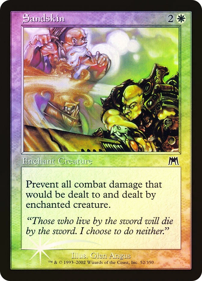 MTG FOIL Sandskin  - Onslaught #052 - Image 1 of 1