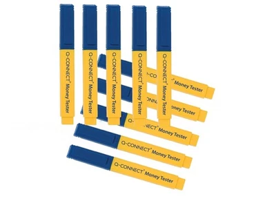 Q-Connect Counterfeit Detector Pen x10 - Image 1 of 4