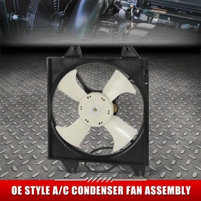 Conjunto de ventilador condensador aire acondicionado estilo OE para 94-98 Mitsubishi Galant 2,4 L Foto 1 de 3
