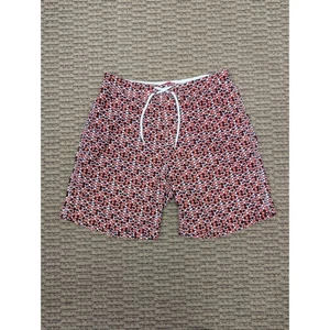 Saks Fifth Avenue Swim Trunks Men’s Size Large Modern Fit Blue Board Shorts - Picture 1 of 7