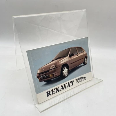 Renault Clio Manual De Operación Mantenimiento Libro De A Bordo 1992 Clásico - Imagen 1 de 4