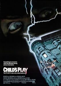 CHILDS PLAY HORROR MOVIE POSTER Retro Classic Greatest Cinema Wall Art Print A4
