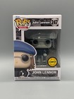 FUNKO POP! ROCKS #247 JOHN LENNON CHASE FUNKO EXCLUSIVE W/ PROTECTOR *VAULTED*