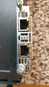 CISCO VWIC2-2MFT-T1/E1 2-Port T1/E1 Multiflex Trunk Voice WAN Interface Card - Afbeelding 1 van 3