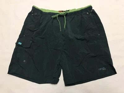Izod PFX Green Nylon Swim Surf Trunks Mens XL (#J11) - Image 1 of 4