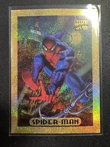 1994 Marvel Masterpieces Series 3 Gold Spider-Man Holofoil Card π₯ #8 of 10 - Picture 1 of 10