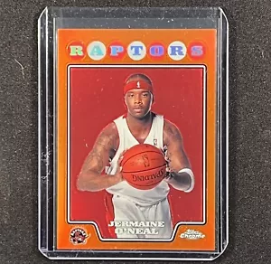 JERMAINE O'NEAL 2008 Topps Chrome NBA Basketball Card RAPTORS #77 415/499 PSA - Picture 1 of 2