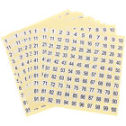 100 Consecutive Number Stickers for Mailboxes and Storage