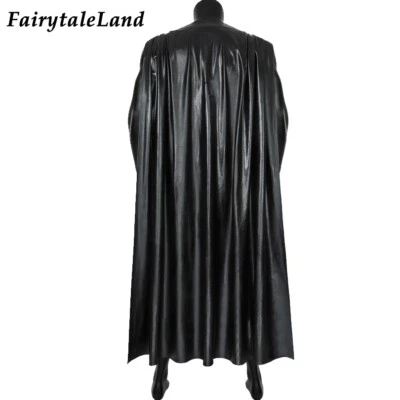 Capa de cosplay 2022 The Batman Bruce Wayne Robert Pattinson capa de cuero sintético ## Foto 1 de 4