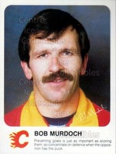 1985-86 Calgary Flames Red Rooster #18 Bob Murdoch