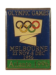 1996 Atlanta Olympics Commemorative 1956 Melbourne Olympics Hutnadel Anstecknadel - Bild 1 von 1