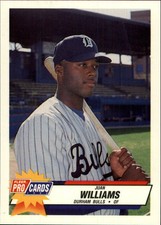 1993 Durham Bulls Fleer/ProCards #502 Juan Williams