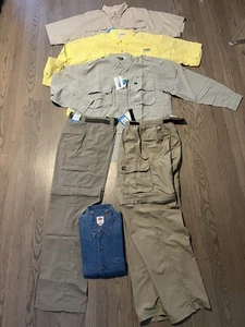 Men’s Large Fishing Apparel PFG Lot - Picture 1 of 13