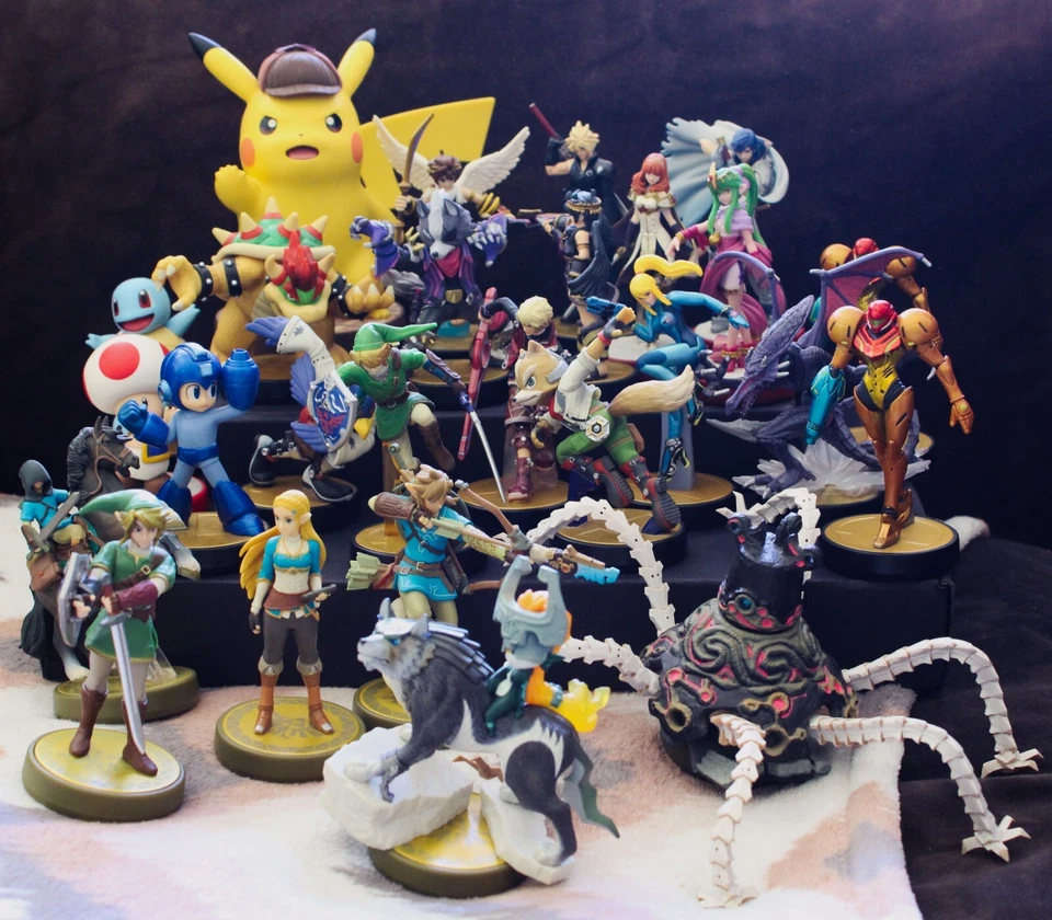 Various Amiibos - Fire Emblem, SSB, Legend of Zelda, Pokemon, Super Mario - Image 1 of 1