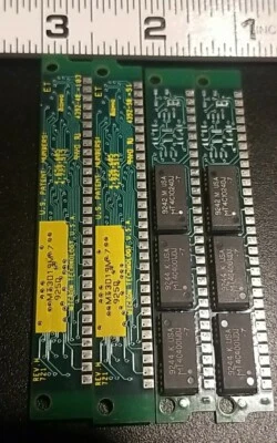 USA Made Vintage Micron Technology MT3D19M-7 30pin SIMM Fast Page DRAM Module  - Image 1 of 4