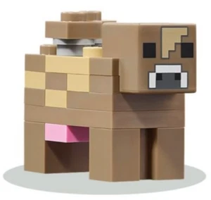 LEGO Minecraft minifigura - minecow09 - vaca seta bebé marrón - de 21270 - Imagen 1 de 1