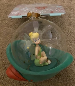 Disney Skizzenbuch Tink Tinker Bell Tinkerbell Peter Pan Hut Glaskugel Ornament - Bild 1 von 5