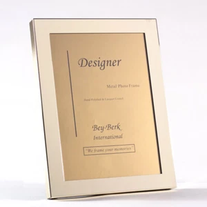 Brass 5"x7" Picture Frame with Easel Back. - Picture 1 of 1