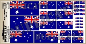 Diorama/Model Accessory - Australian Flag - 1/72, 1/48, 1/32, 1/35 Scales - Picture 1 of 4