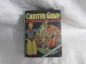 VTG 1934 Big Little Book Chester Gump Finds Hidden Treasure Whitman BLB sc illus - Picture 1 of 7