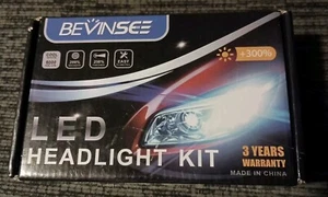 NEW Bevinse H4 LED Headlight Bulbs 6000K Cool White brighter 2 PCS - Picture 1 of 7