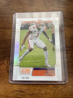 Trayvon Mullen 2019 Score Rookie Card 19/30 - Image 1 of 2