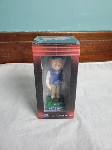 Head Coach Rex Ryan Bobblehead NFL Buffalo Bills ESPN Slightly Damaged Box Cover
