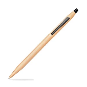 Cross Century Classic Diamond Cut Brushed Gold Titanium Ballpoint Pen $110 Gift - Picture 1 of 1