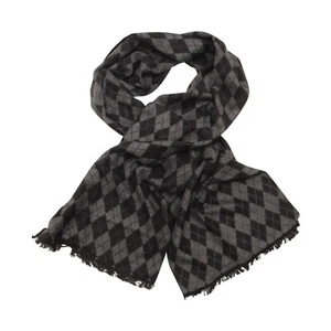 7258AT sciarpa uomo DIKTAT man scarf grey/black - Picture 1 of 4