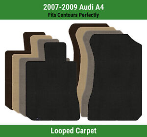 Lloyd Classic Loop Front Row Carpet Mats for 2007-2009 Audi A4 