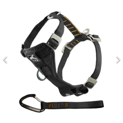 Arnés de coche Tru-Fit de fuerza mejorada para perros - mediano - negro - garantía de por vida - Foto 1 de 4