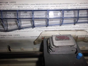 Oki  590 591  Printhead Druckkopf Elite und andere Testausdruck 3 Mon. Garantie - Bild 1 von 6