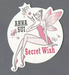 Carte publicitaire - advertising card - Secret Wish d'Anna Sui - Foto 1 di 1