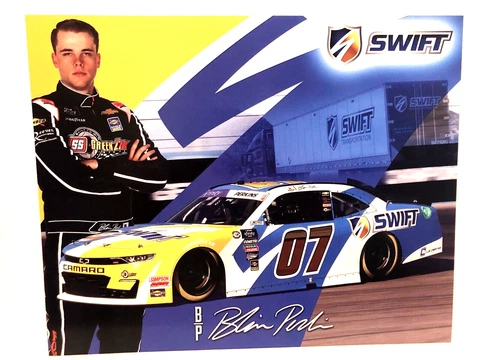 2023 BLAINE PERKINS #07 SWIFT TRANS SS GREENLIGHT NASCAR XFINITY SERIES POSTCARD Cover
