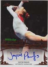 2013 LEAF SPORTS HEROES AUTO:JAYCIE PHELPS-AUTOGRAPH OLYMPIC GYMNASTIC TEAM GOLD