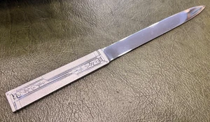 Art Deco Brieföffner Papiermesser aus Edelstahl - Bild 1 von 6