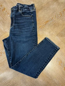 American Eagle Next Level Stretch Blue Jeans Sz16P Waist 34” Inseam 25.5” - Picture 1 of 7