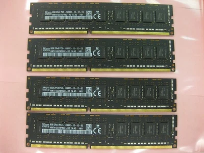 32GB (4x8GB) PC3-14900E DDR3-1866MHz 2Rx8 ECC SK Hynix HMT41GU7AFR8C-RD - Image 1 of 4
