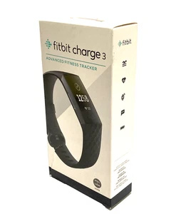 Fitbit Charge 3 Frecuencia Cardíaca Banda Fitness Rastreador de Actividad Grafito/Negro - Imagen 1 de 8