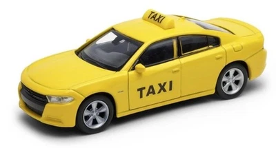Welly 2016 Dodge Charger R/T Taxi Yellow 1:34 1:39 Scales US IMPORT DUTIES PAID - Image 1 of 4