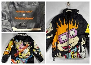MEMBERS ONLY x Nickelodeon Spongebob Rugrats Hooded THICK Puffer Jacket Men’s M - Bild 1 von 15