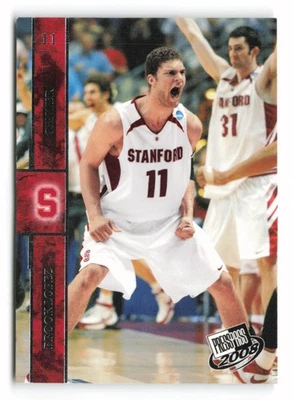 Press Pass Brook Lopez #22 Stanford Cardinal 2008 Foto 1 de 2