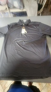 PETER MILLAR Polo Shirt Mens XL Iron Gray PNC CHAMPIONSHIP  - Picture 1 of 4
