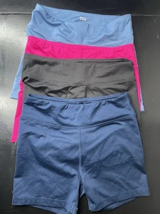DSG Girls Mid Rise 3" Performance Shortie 4 Pack Size Youth Large - Picture 1 of 13